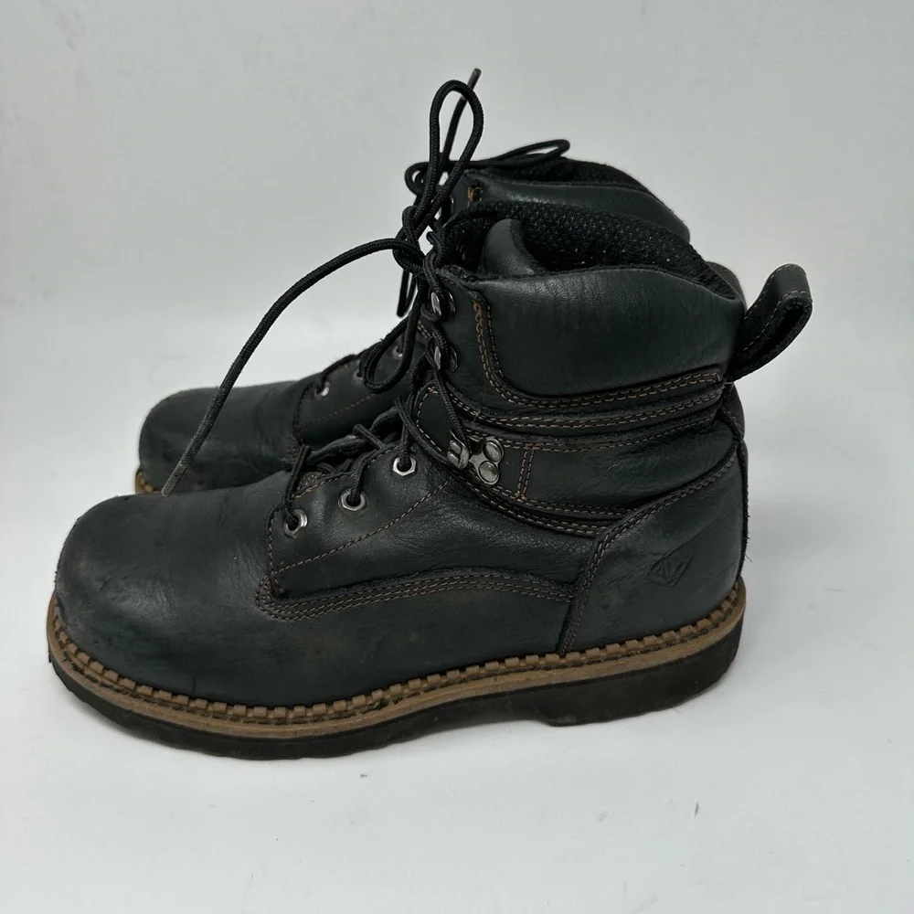 Lehigh 5160 Men's Waterproof Construction Work Steel Toe Boots Black Men's 10M
